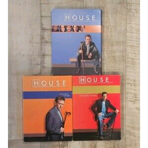 House M.D. DVD Lot Seasons 1 2 3 Complete Sets Hugh Laurie Medical Drama TV Show